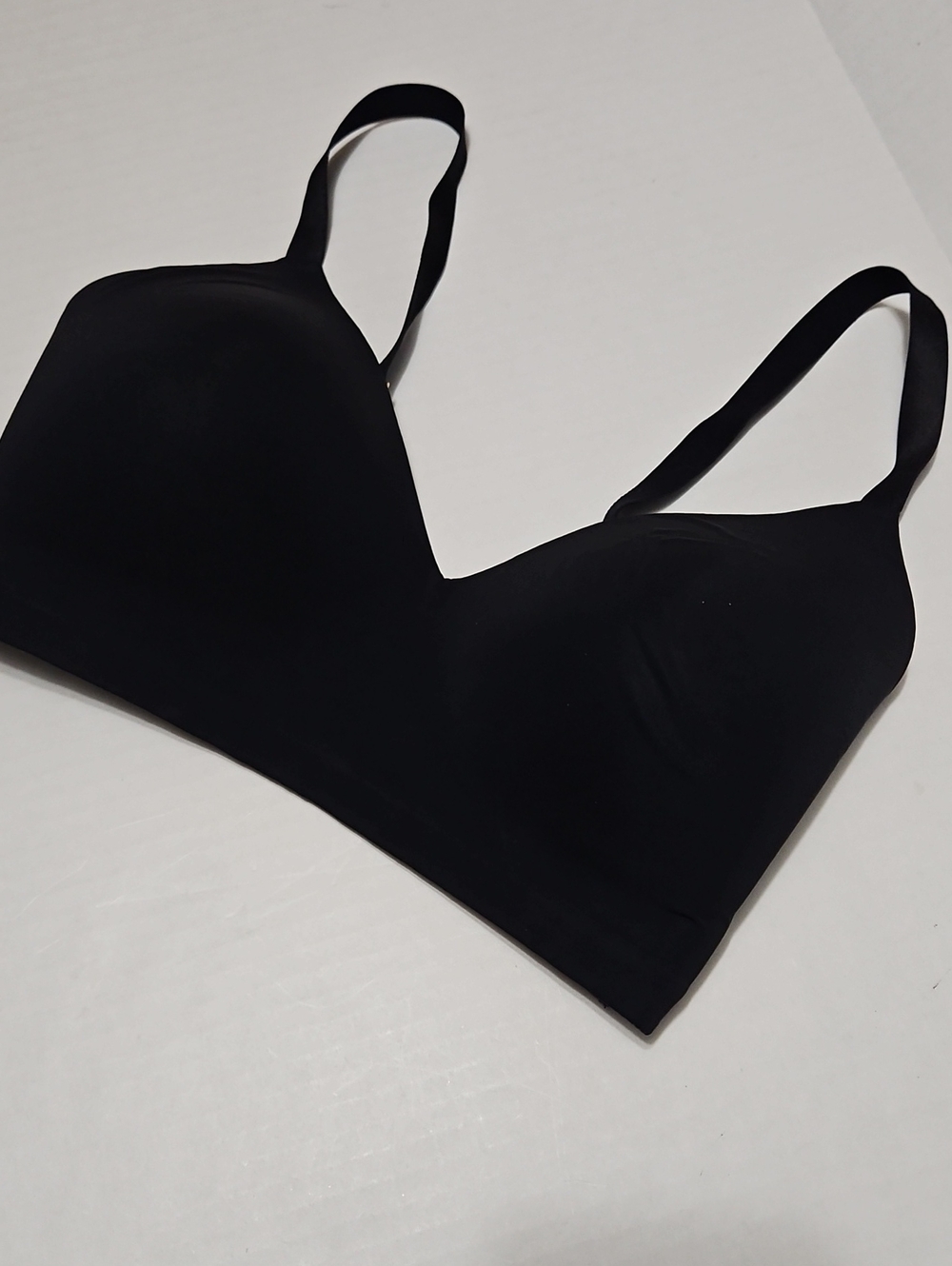 Thirdlove Seamless Black Wireless Molded Pads Bra - Women Size XS Stretch